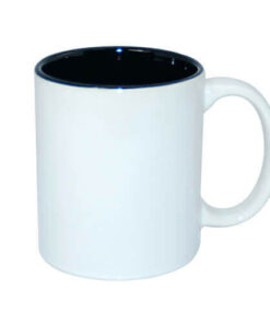 Tasse 330ml, A+, schwarze Innenseite, für die Sublimation