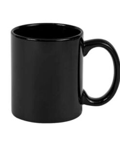 Tasse "FULL COLOR", Schwarz, Glänzend, für den Thermotransferdruck