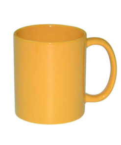 Tasse "FULL COLOR", Gelb, Glänzend, für die Sublimation