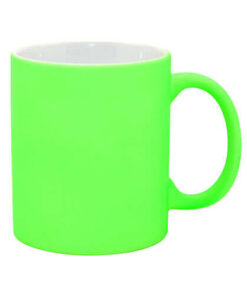 Tasse, Farbintensiv, Grün, Matt, für die Sublimation