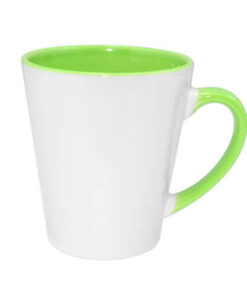 Tasse 300ml, FUNNY, Latte klein, A+, Hellgrün, für die Sublimation