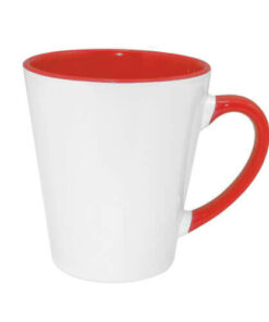Tasse 300ml, FUNNY, Latte klein, A+, Rot, für die Sublimation