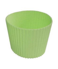 Gummi-Schutzband für Tumbler-Trinkbecher, Hellgrün.