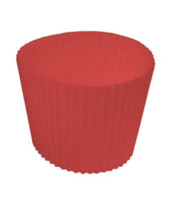 Gummi-Schutzband für Tumbler-Trinkbecher, Rot.