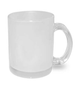 Tasse 330ml, Glas, satiniert, für die Sublimation
