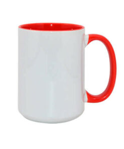Tasse 450ml MAX, FUNNY,  Rot, für die Sublimation