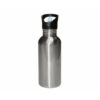 Fahrradflasche, Silber, mit Mundstück und Halm, 600 ml, für den Sublimationsdruck