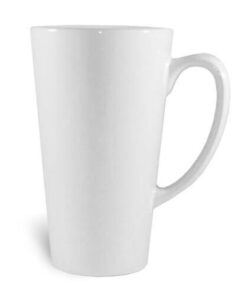 Tasse 450ml, Latte groß, A+, Weiß, für die Sublimation