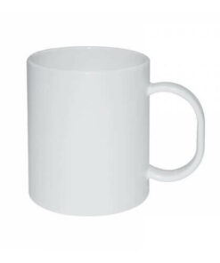 Tasse 330ml, Kunststoff, weiß, für die Sublimation
