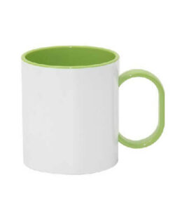 Tasse 330ml, FUNNY, Kunststoff, Grün, für die Sublimation