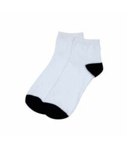 Herrensocken, Weiß, für den Sublimationsdruck