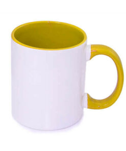 Tasse 330ml FUNNY,  A+, Goldgelb, für die Sublimation