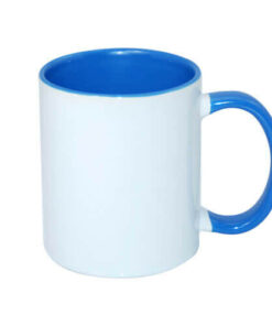 Tasse 330ml FUNNY,  A+, Meeresblau, für die Sublimation