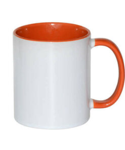 Tasse 330ml FUNNY,  A+, Orange, für die Sublimation