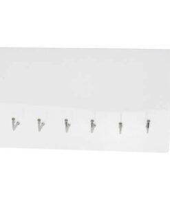 Foto-Rahmen, mit 6 Kleiderhaken, MDF, 26 x 16 cm, für den Sublimationsdruck.