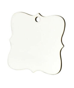 Christbaumschmuck, Vieleck, MDF, für den Sublimationsdruck