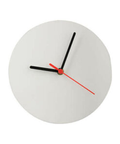Uhr, MDF, Durchm. 20 cm, für den Sublimationsdruck