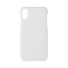 3D-Cover für das iPhone X, Kunststoff, Weiß (glänzend), für den Sublimationsdruck