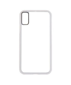 Cover für das iPhone X, Gummi, Weiß, für die Sublimation