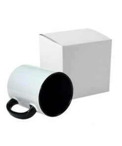 Tasse 300ml, FUNNY,  A+, Schwarz, mit Box, für die Sublimation