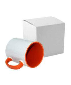 Tasse 300ml, FUNNY,  A+, Orange, mit Box, für die Sublimation