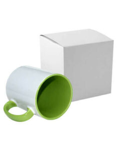 Tasse 300ml, FUNNY,  A+, Grün, mit Box, für die Sublimation