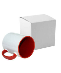 Tasse 300ml, FUNNY,  A+, Rot, mit Box, für die Sublimation