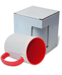 Tasse 450 ml MAX, FUNNY,  A+, Rot, mit Box KAR5, für die Sublimation