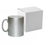 Tasse 300ml, Soft Color, Silber, mit einzelner Box, für die Sublimation