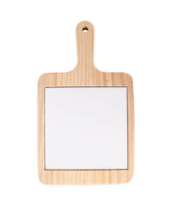 Käsebrett, Holz, Quadrat, für den Sublimationsdruck