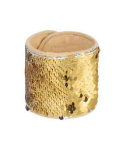 Armband mit Pailletten, Gold,  für den Sublimationsdruck