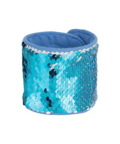 Armband mit Pailletten, Hellblau,  für den Sublimationsdruck