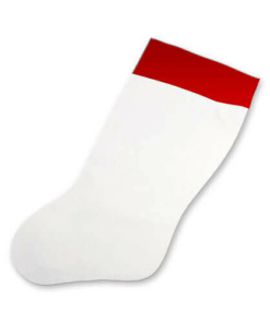 Weihnachtsstrumpf, für den Sublimationsdruck