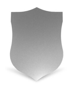 Sublimations-Blech, Aluminium, Silber, Schildform, für den Sublimationsdruck