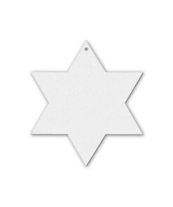 Christbaumschmuck, Stern, Filz, für den Sublimationsdruck.