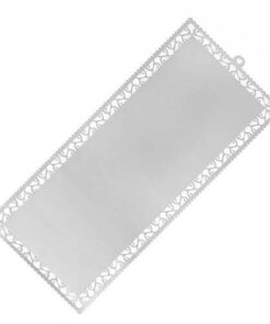 Lesezeichen, Metall, Silber, für den Sublimationsdruck